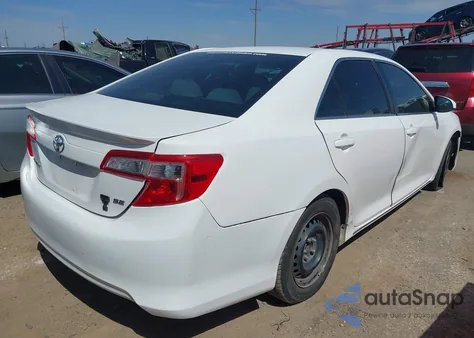 2012 Toyota Camry Le из США, поврежденный, VIN 4T1BF1FK3CU538495